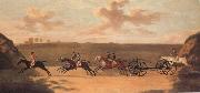 Francis Sartorius The Chaise Matoch,Run on Newmarket Heath,Wednesday,The 29 th of August Sweden oil painting artist